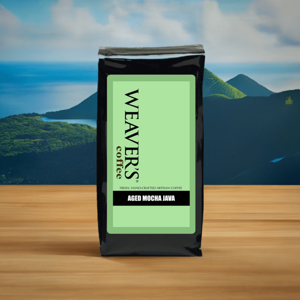 weaverscoffee.sbs Coffee bags of Aged Mocha Java Coffee.