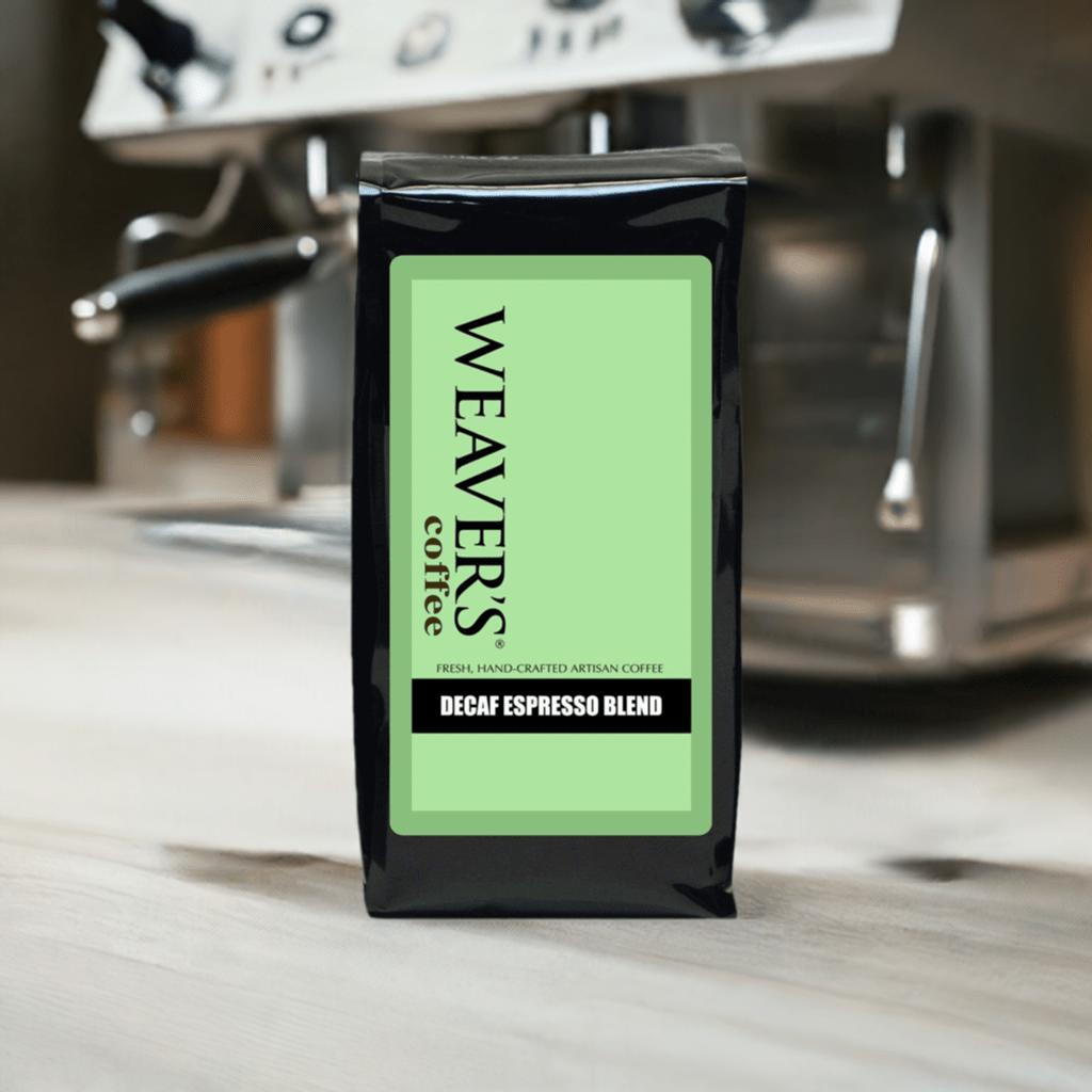 weaverscoffee.sbs Coffee bag of Decaf Espresso Coffee Blend.