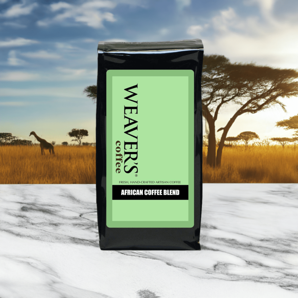 weaverscoffee.sbs Coffee bag of African Coffee Blend.