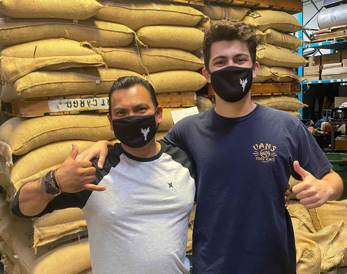 weaverscoffee.sbs Face Mask with Angel