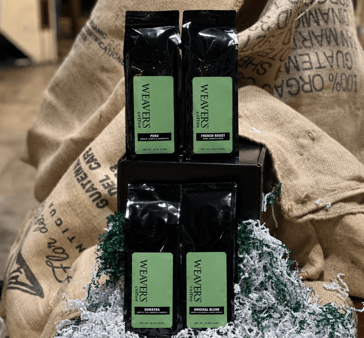 weaverscoffee.sbs Premium Coffee Gift Box – Curated Set of Four Hand-Roasted Coffees