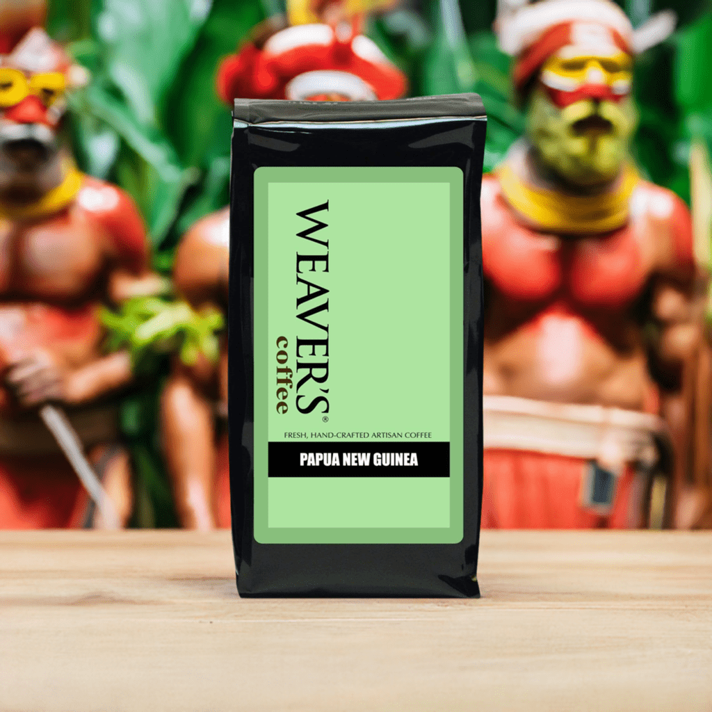 weaverscoffee.sbs Coffee bag of Papua New Guinea Coffee.
