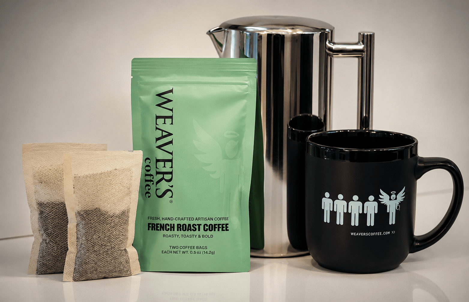 weaverscoffee.sbs Single Serve Coffee Bags (2 Pack)
