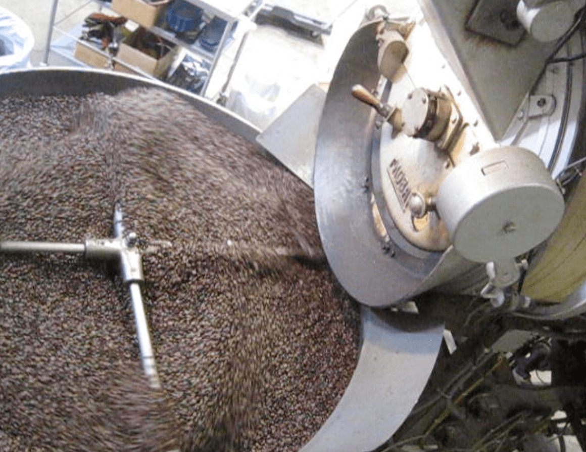 weaverscoffee.sbs Coffee fresh roasted in Probat Coffee Roaster filled with African Coffee Blend.