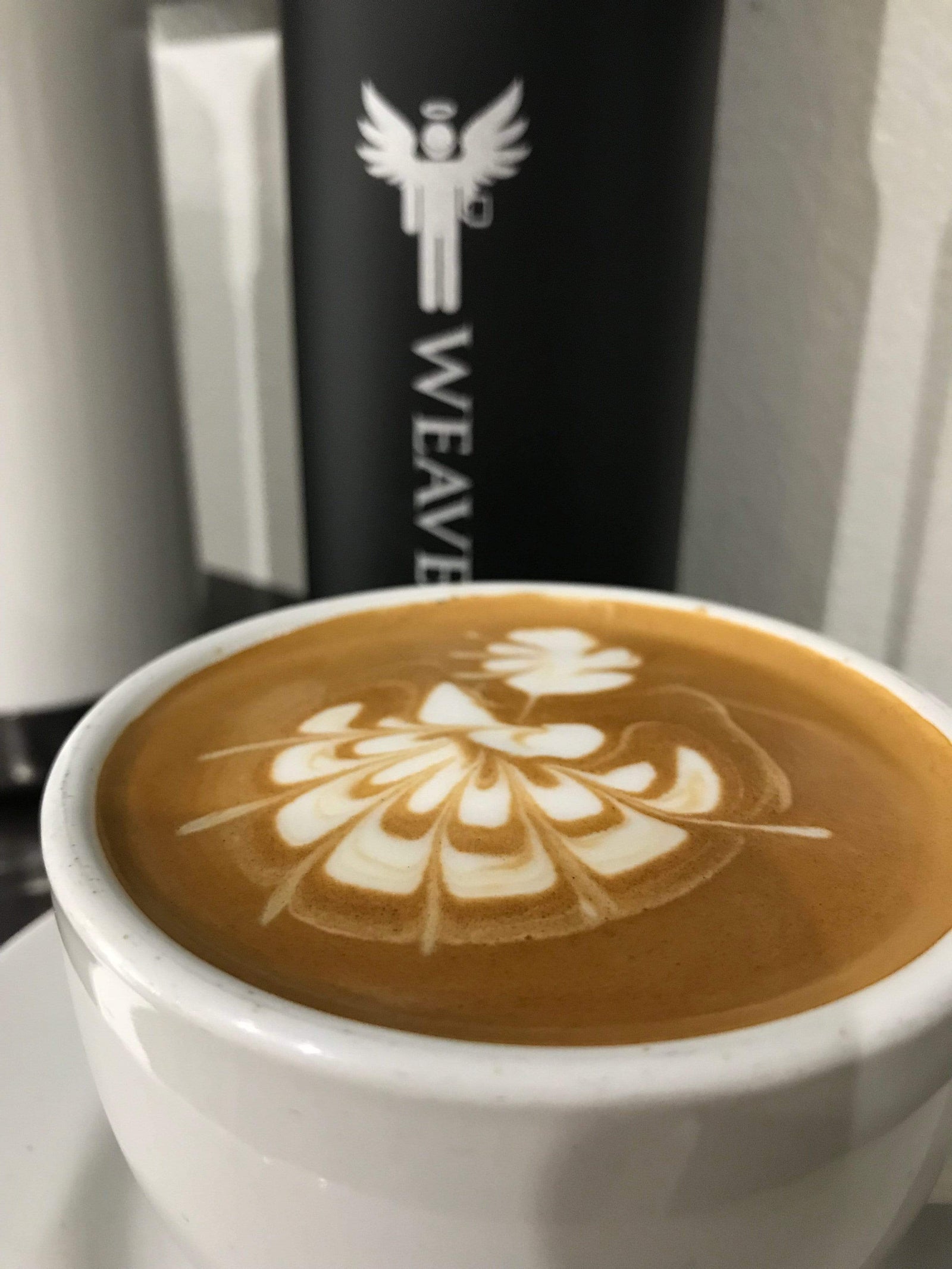 weaverscoffee.sbs Latte made with Jamaica Blue Mountain Coffee (100% Certified No. 1 Reserve) 