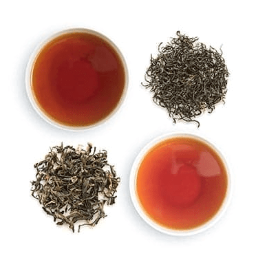 weaverscoffee.sbs Two loose leaf teas and two cups of Breakfast Blend Tea.