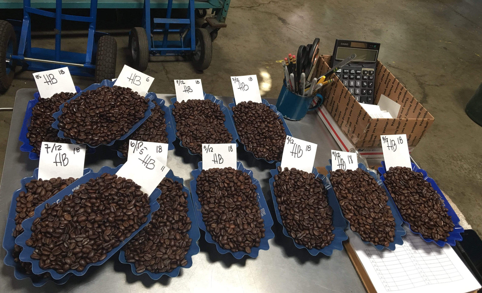 weaverscoffee.sbs Coffee cupping of Decaf Coffee House Blend.