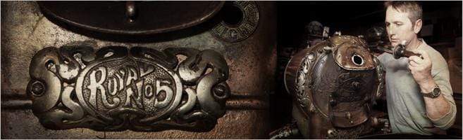 weaverscoffee.sbs Image of John Weaver roasting Legacy Blend Coffee on 1905 Royal Coffee Roaster.